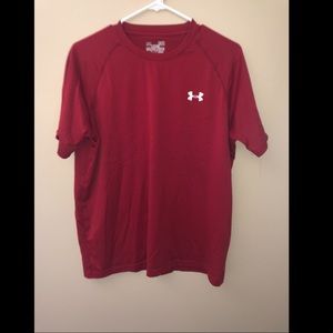 Men’s Dark Red Under Armour Tee Shirt